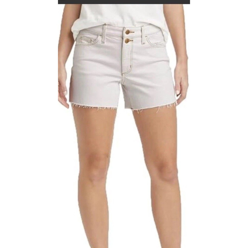 NWT Universal Thread Womens Sz 8/29 High Rise VTG Midi Jean Shorts Denim Cut Off